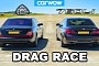 V12 Drag Race Between a Maybach and a BMW 760Li Also Has Luxo Limousine Drifting