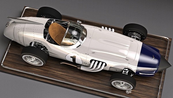 Cadillac V250/8 Monza F1 rendering by abimelecdesign