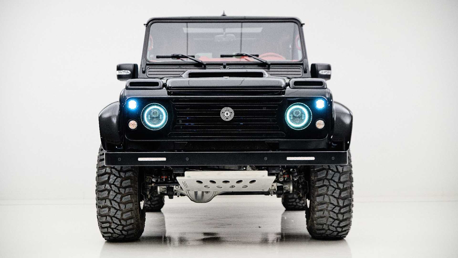 Land Rover Defender Restomod Has A Supercharged V8 And Porsche Paint