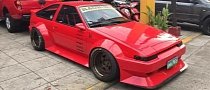 V8-Powered Toyota AE86 Mixes Air Suspension with Rauh-Welt Twist