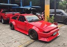 V8-Powered Toyota AE86 Mixes Air Suspension with Rauh-Welt Twist