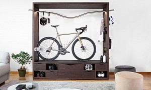 Vadolibero Domus R3 Bike Storage Solution Turns Your Steed Into a Work of Art