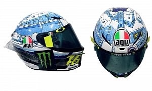 Valentino Rossi Brought Out His New AGV Pista GP R Special Helmet