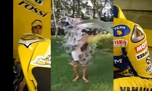 Valentino Rossi Gets Double Ice-Shower for the ALS Ice Bucket Challenge