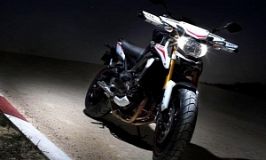 Valentino Rossi Introduces the 2014 Yamaha MT-09 Street Rally