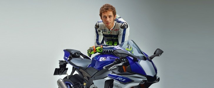 Rossi and the 2015 Yamaha YZF-R1