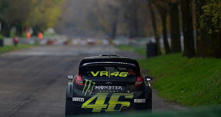 Valentino Rossi at the Monza Rally Show