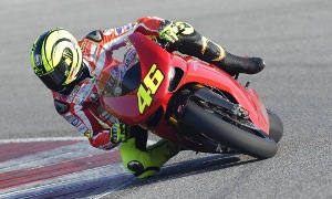 Valentino Rossi Tests Ducati 1198 Superbike at Misano