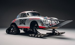 Valkyrie Racing Unveils Snow Conquering Porsche 356, Looks Like a Classic Bond Car