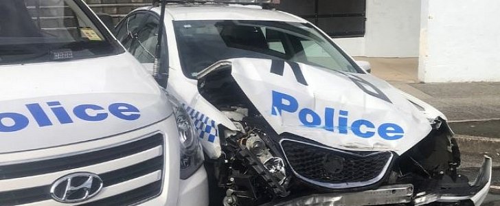Van carrying $140 million worth of meth crashed into parked police cars in Australia