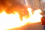 Van Explosion in Moscow: Spectacular Footage