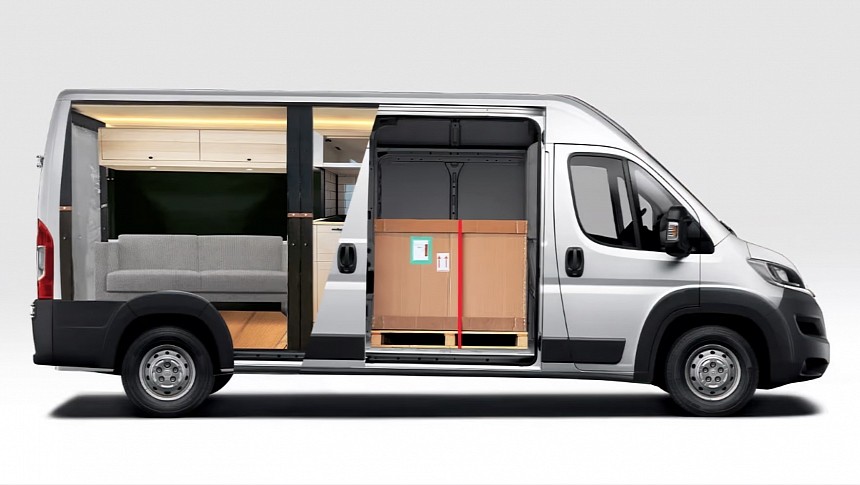 VanCubic's modules turn your cargo van into a modern house on wheels