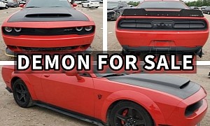 Vandalized Dodge Demon Needs Some TLC, Hopes You'll Swipe Right on It