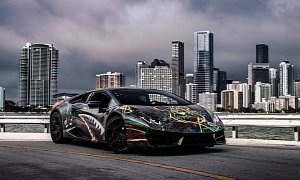 Vandalized Lamborghini Huracan Graffiti Wrap Is Pure Genius
