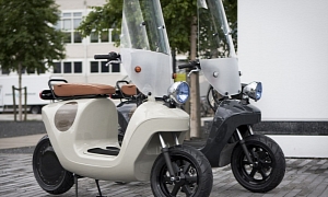 Van.Eko Be.e, a Pay-as-You-Ride Scooter Made from Cellulose