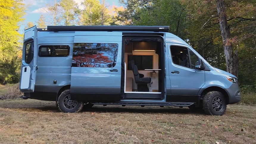 Vanture Custom's "Summit" Sprinter Camper Makes Van Life Stylish and Ultra-Functional