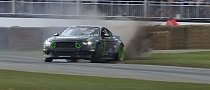 Vaughn Gittin Jr Smashes Bumper while Goodwood Drifting, Uses It as Wagging Tail