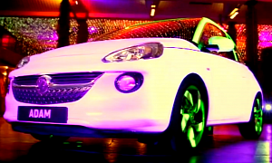Vauxhall Adam Puts On a Light Show in Glasgow