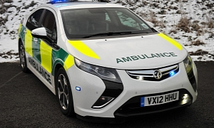 Vauxhall Ampera Ambulance Saves Lives and Fuel