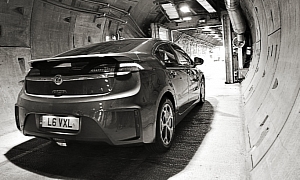 Vauxhall Ampera Successfully Driven Through Channel Tunnel