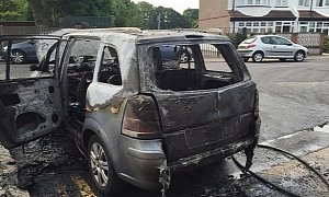 Vauxhall Zafira Catches Fire the Exact Day It Was Recalled for... Risk of Fire