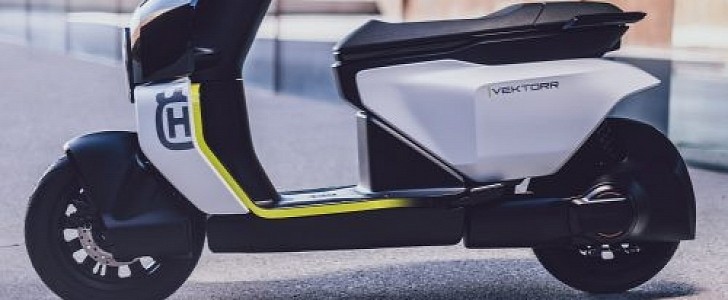 The Vektorr Concept e-scooter is part of Husqvarna's new e-mobility line