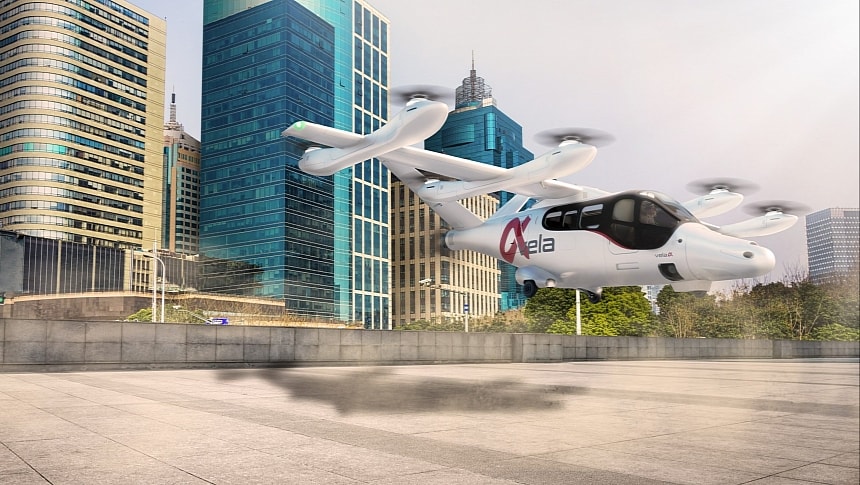 The Alpha eVTOL is designed as a five-seat air taxi