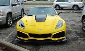 Velocity Yellow 2019 Chevrolet Corvette ZR1 Shines Bright in Michigan