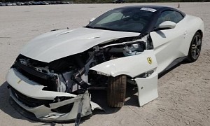 Vendor Says This Ferrari Portofino Has Minor Dents and Scratches, They Won't Buff Out