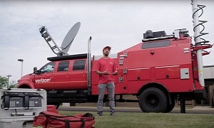 Verizon's THOR Vehicle, to Clean the Mess Left By the Heat Wave