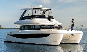 Versatile and Practical Aquila 42 Yacht Power Catamaran Is Perfect for New Boaters