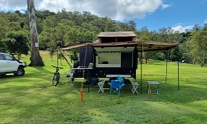 Versatile, Australian-Made Camp Cube Is a Utility Trailer by Day and a Camper by Night