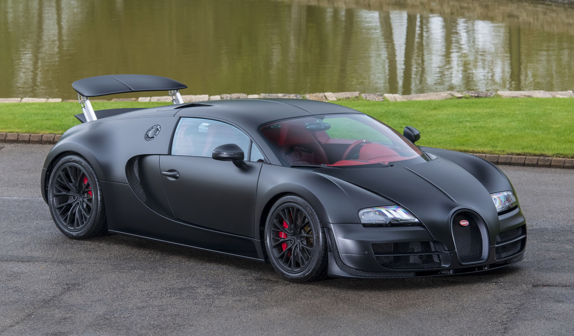 bugatti veyron super sport matte black