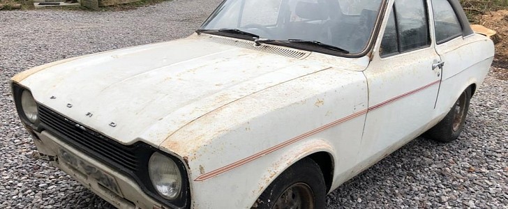 Barn find 1975 Ford Escort Mk I RS2000 is completely original and unrestored, in need of some TLC