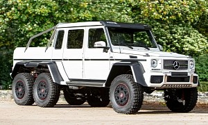 Very Rare Mercedes-AMG G 63 6x6 Pickup Goes Under the Hammer