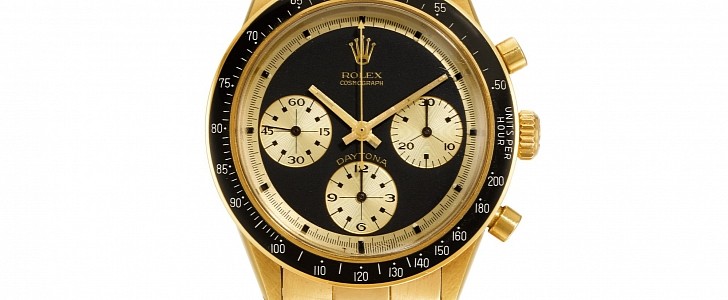 Reference 6264, very rare Rolex Daytona John Player Special with Paul Newman dial ($1.5 million)