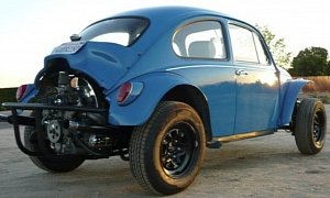 Very Tidy VW Baja Bug Waiting for You and Summer Days