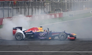 Vettel Celebrates F1 Title with Donuts, Gets €25,000 Fine