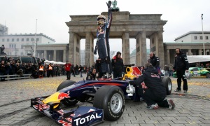 Vettel Impresses Berlin Crowd in Red Bull Demo Action