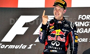 Vettel Takes Singapore Pole as Hamilton Retires