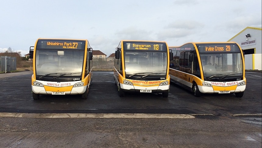 VEV Bus Fleet Shuttle Busses