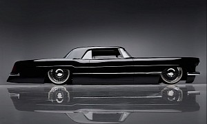 Vicious 1956 Lincoln Continental Is Long and Low, Has Mystery Mae West Signature