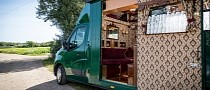 Victorian-Style Campervan with Mahogany Interior Will Take You Back in Time