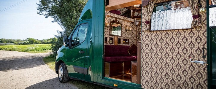 Victorian-Style Campervan with Mahogany Interior Will Take You Back in Time