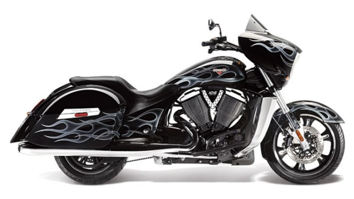 Victory Metallic Flame Cross Country