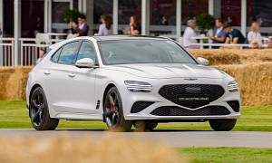 Video: 2021 Genesis G70 Shooting Brake Graces Goodwood, Gets Chased by Drone