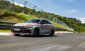 Video: Audi Sport RS 3 Prototype Beats the M2's Compact Car Lap Record on the Green Hell