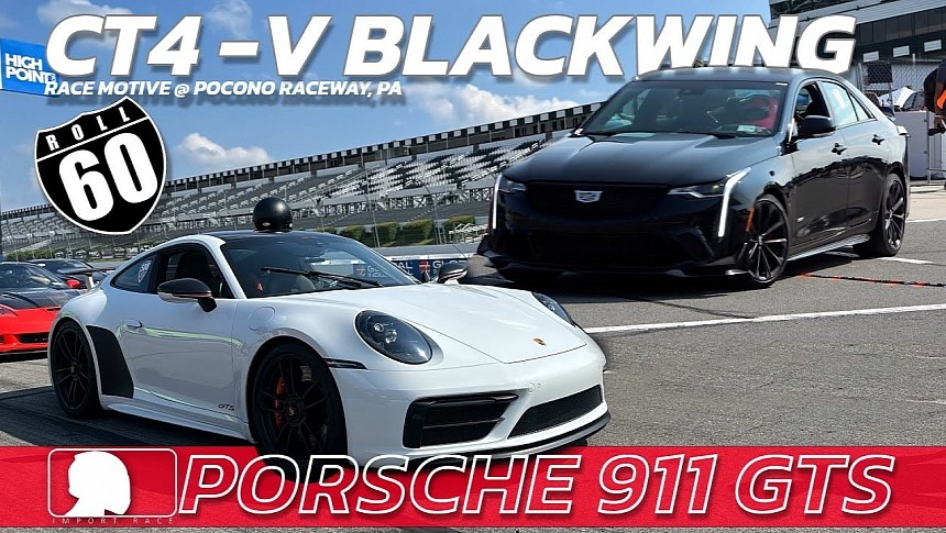 Cadillac CT4-V Blackwing vs. Porsche 911 GTS