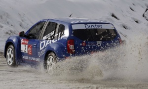 Video Footage: Alain Prost Driving the Dacia Duster