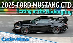 Video: Ford Mustang GTD Puts Its Apex-Feeding Skills to the Test, Devours the Nurburgring